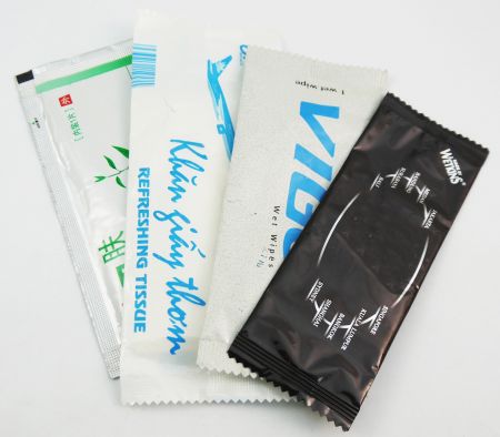 單片濕紙巾全自動化包裝機 - wet wipe automatic packaging machine